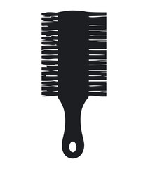 Metallic hairbrush design