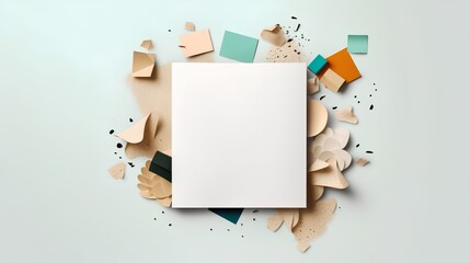 A conceptual image showcasing the art of journaling, featuring a notebook with open blank pages ready for writing. The image provides ample copy space for customization and personalization.