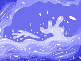 water splash background