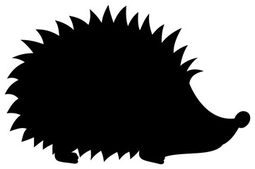 Hedgehog icon silhouette.
