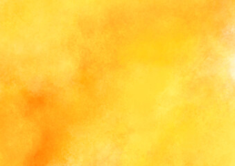 黄色とオレンジの柔らかい水彩風背景素材