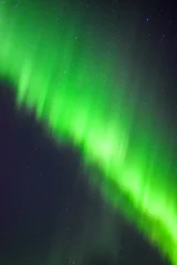 Keuken spatwand met foto Aurora borealis (Northern lights) in the sky of Swedish Lapland. © Adam