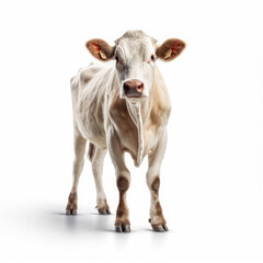 Cow on White background, HD