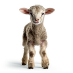 Lamb on White background, HD