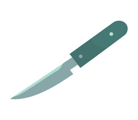 Sharp kitchen knife vector