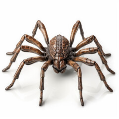 Giant Spider  on White background, HD