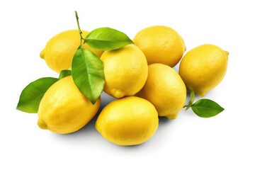 Lemon Fruit on White background, HD