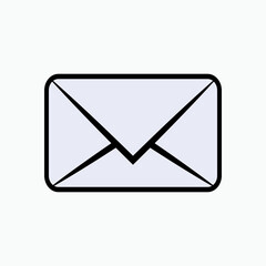 Envelope Icon. Message Symbol - Vector.