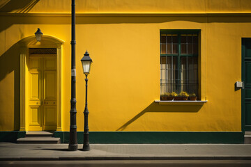 old street lamp in the city