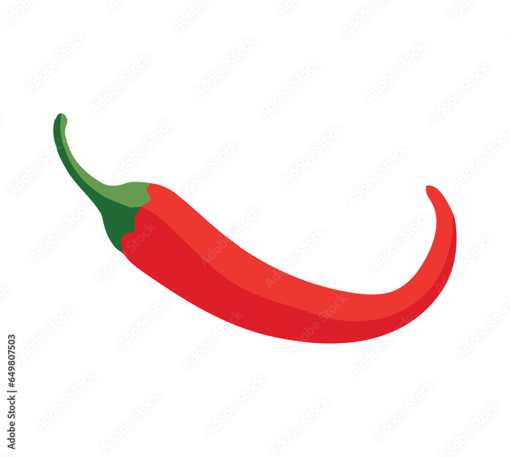 Sticker spice chili pepper