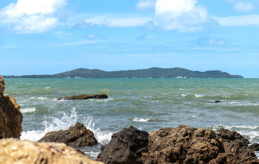 the coast of the sea