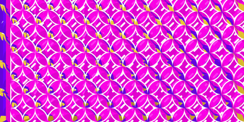 Multi Layer Card Board Seamless geometric pattern background with Card Board Style Effect
