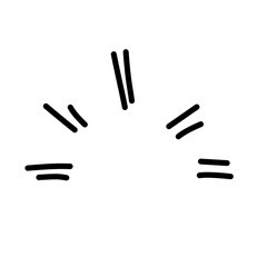 hand drawn explosion line