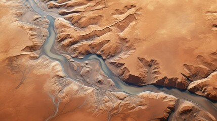 nature mars channels riverbeds illustration world desert, environment natural, ground geology...