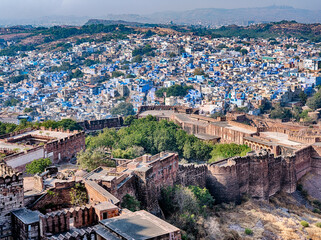 Jodhpur Panorama From Mehrangarh Fort
