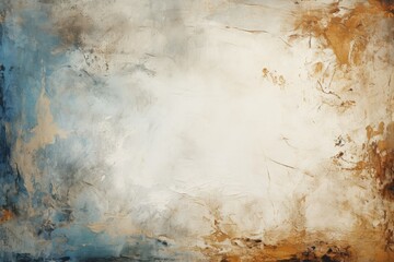 blue and brown background with texture and distressed vintage grunge and watercolor