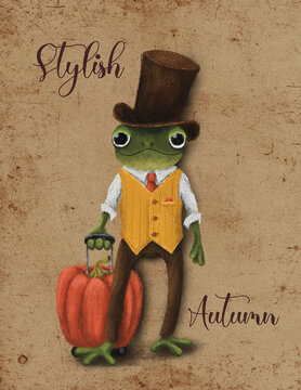 Frog mod in vintage style