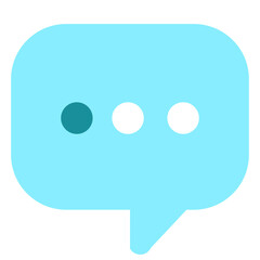 Online Chat Bubble Communications Icon