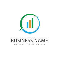 Business Finance logo template vector