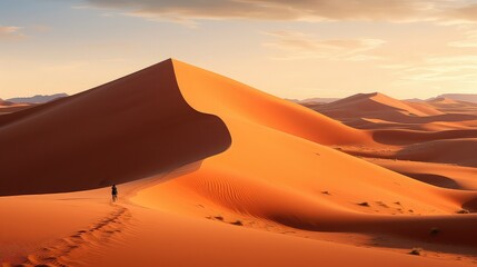 Fototapeta na wymiar nature erg chebbi dunes illustration africa sahara, landscape dune, merzouga tourism nature erg chebbi dunes