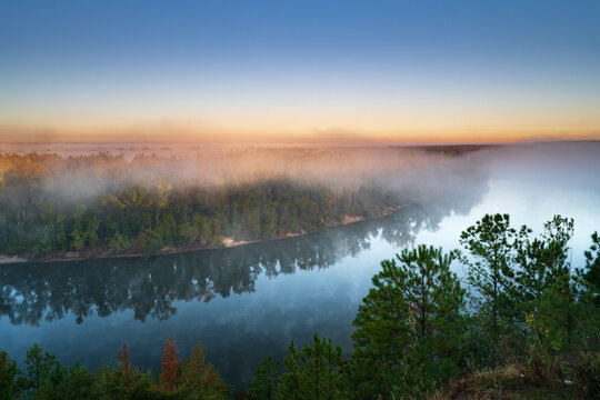 Morning at Alum Bluff, Apalachicola Bluffs and Ravines Preserve, Florida