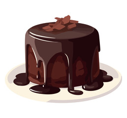 sweet chocolate cake