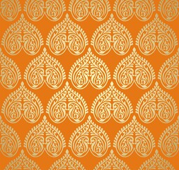 traditional paisley floral pattern , textile , Rajasthan, royal India  © SIRIUS*