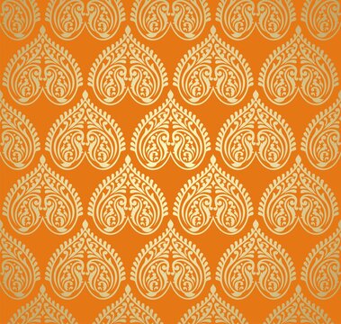 traditional paisley floral pattern , textile , Rajasthan, royal India	