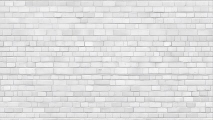 White brick wall texture background for stone tile block painted in grey light color