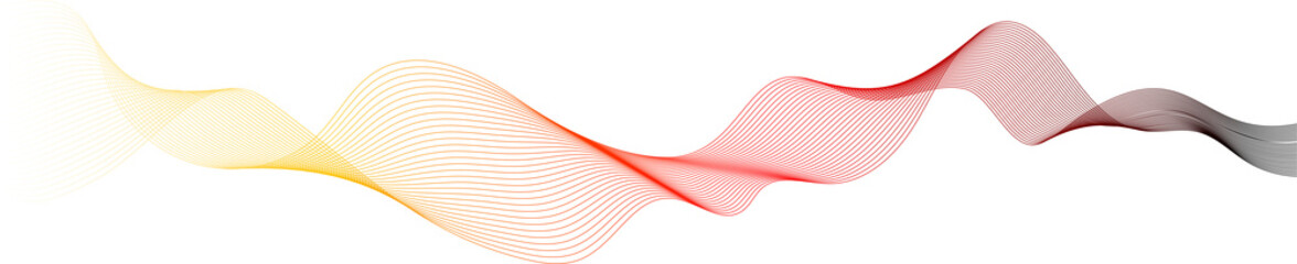 abstract wave isolated element