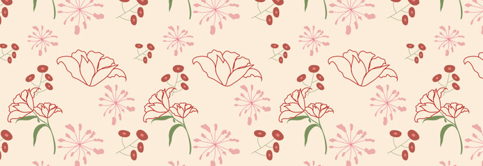 Seamless Floral Pattern Design