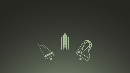 Orchestra Wallpaper - Keyboard Instruments