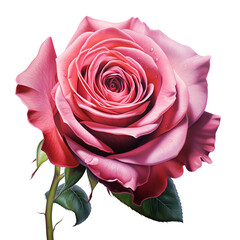 Artistic Style Rose Drawing No Background Image Applicable to any Context Perfect for Print on demand merchandise