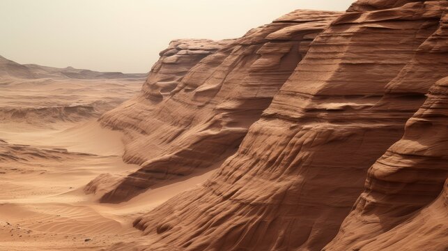 science mars yardangs narrow illustration red desert, sand space, cosmos background science mars yardangs narrow