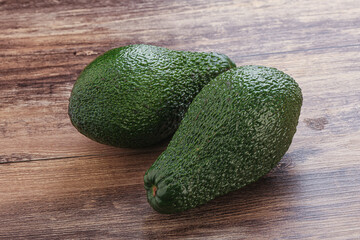 Fresh ripe green organic exotic avocado