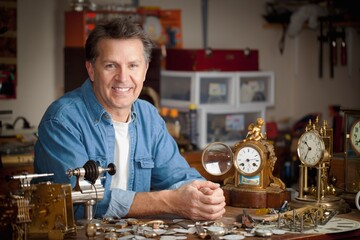A Clock Maker And Repairman; St. Catharines, Ontario, Canada