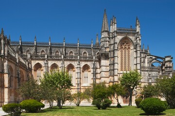 Obraz premium 14Th Century Monastery Of Santa Maria Of Victoria, Better Known As Batalha (Battle Abbey); Batalha, Estremadura And Ribatejo, Portugal