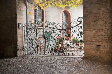 An Intricately Designed Gate; Italy