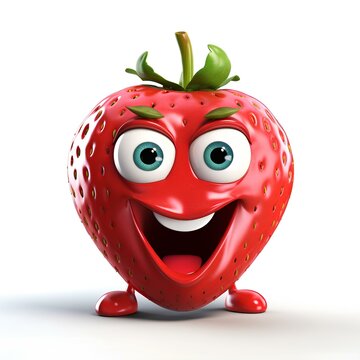 strawberry cartoon character