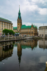 Fototapeta premium Ville de Hambourg