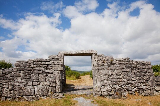 Entrance To Ancient Ringfort; Ballyvaughan, County Clare, Ireland