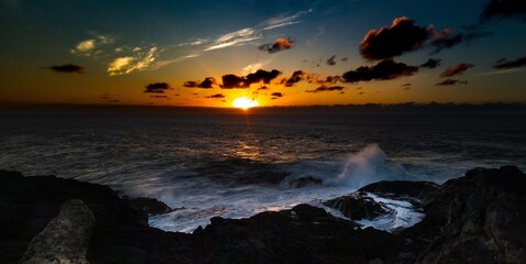 sunset over the sea © IBAN