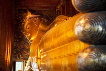 Golden Buddha At Wat Pho, Temple Of The Reclining Buddha; Bangkok, Thailand