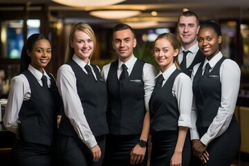 Dedicated Hotel Staff: Teamwork and Service Excellence