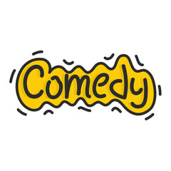 comedy typography