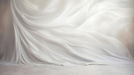 White Silk Backdrop