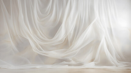 White Silk Backdrop
