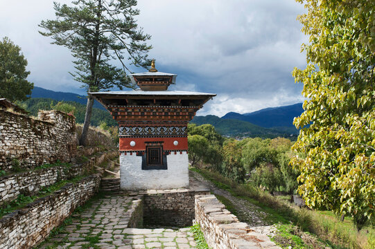 A Structure At Wangdichholing Palace; Bumthang District Bhutan
