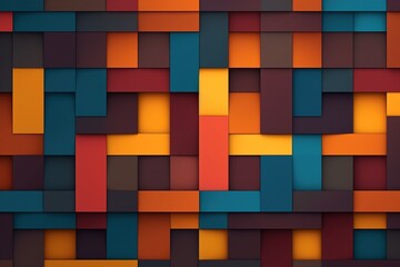 Block Party Extravaganza Qubic Housewall Mosaic Magic Wooden Block Housewall Delight