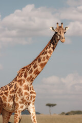 giraffe in the wild